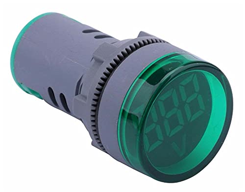 תצוגת LED של XNWKF מיני דיגיטל מיני מתח AC 80-500V מתח מתח מד בודק וולט צג לוח אור