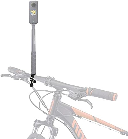VGSION אופניים הר אופניים 1/4 אינץ 'מהדק כידון מחזיק מצלמת אופני הרים עבור INSTA360 ONE X3/ X2