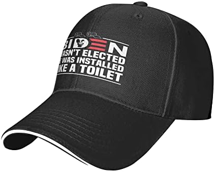 טראמפ 2024 F K Biden Hat Anti Joe Biden לא נבחר שהוא הותקן כמו כובע הכובע בייסבול Snapback Sunaback כובע
