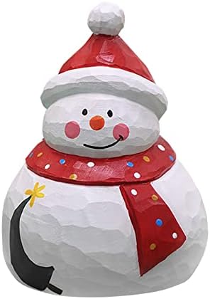 נורות חג מולד גדולות לחג המולד איש שלג מעץ שולחן עבודה מעץ מתנות בובות קישוטים לקישוט חלון סנטה ותלוי אורות גנום