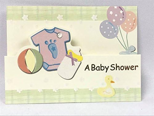תינוק מקלחת הזמנות תינוק בגדי ילד או ילדה מזמין 12 קראט