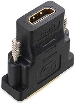 ענייני כבלים מתאם HDMI 2-חבילות ל- DVI