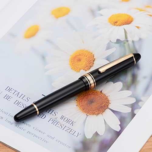 ASVINE YONGSHENG 629 עט מזרקת שרף שחור עט מזרקה