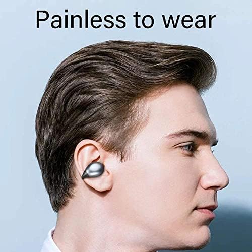 אוזניות Bluetooth מעל אוזניות אוזניות אלחוטיות אמיתיות של Bluetooth 5.0 אוזניות עם מארז טעינה אלחוטי 2000mAh
