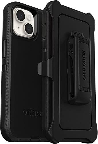 Otterbox Defender Series Series Case & Belt Clip נרתיק לאייפון 14 פלוס אריזה שאינה קמעונאית - שחור