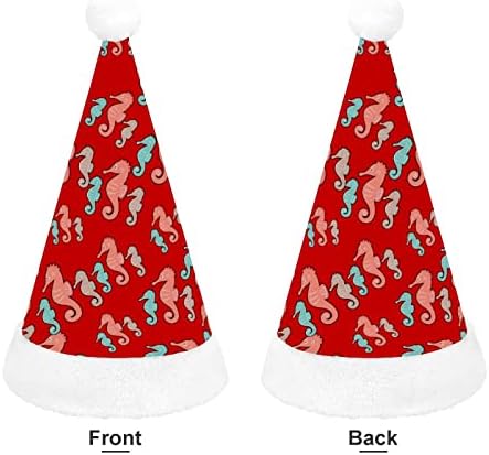 חמוד סוסון ים חג המולד סנטה כובע עבור אדום חג המולד כובע חג טובות חדש שנה חגיגי ספקי צד