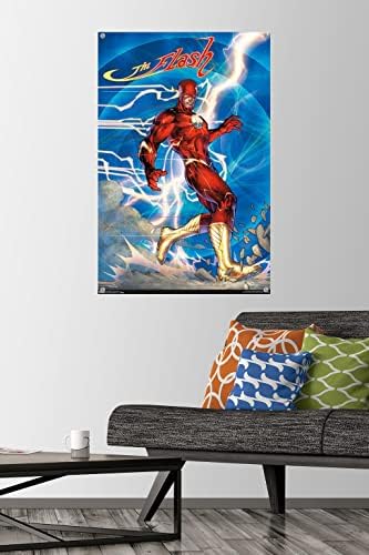 DC Comics - The Flash - Jim Lee Wall Poster עם סיכות דחיפה