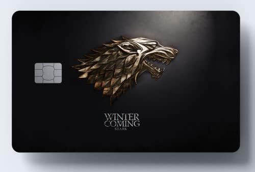 עור כרטיס משחקי הכס / מדבקה לתחבורה, כרטיס מפתח, כרטיס חיוב, עור כרטיס אשראי / כיסוי והתאמה אישית של כרטיס
