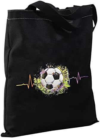 מתנת כדורגל כדורגל בד תיק תיק כדורגלן שחקן כדורגל מתנה לתיק תיק חובב כדורגל לנשים בנות כדורגל שקית