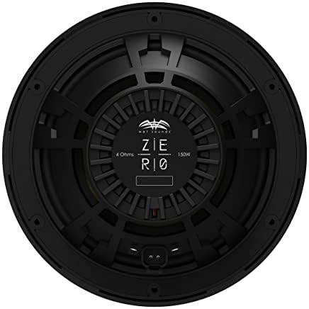 צלילים רטובים 2 זוגות משופצים ZERO-8-XZ-B שחור 8 Neodymium Powersport ורמקולים ימיים עם ציוצים