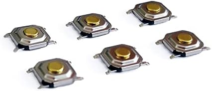 100 PCS/LOT 12V 5.2 * 5.2 * 1.5 ממ 12V 0.5A 4PIN SMT לחצן מתג כפתור מתג מיקרו טקט מגע מיקרו טקט