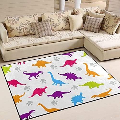דינוזאורים צבעוניים שטיחים גדולים של שטיחי שטיחים של משתלת שטיחים משחק שטיח לילדים משחק חדר שינה חדר חדר שינה