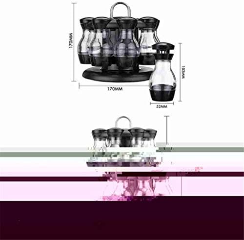 Wionc 8/16 יחידות סיבוב תובל סיבוב צנצנות צנצנות תבלינים מחזיק אחסון מרסס מתלה מארגן מטבח שייקר
