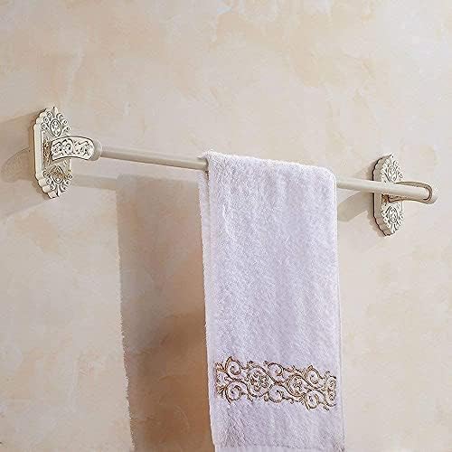 אמבטיה אחת מגבת בר, אמבטיה מקלחת מגבת מחזיק מקלחת קיר רכוב מגבת בר אפיית לבן מגבת מתלה מגדל קולב