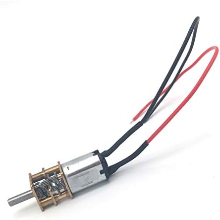 DC DIY מנוע DC 3V 6V 12V Micro Gear Perducer מנוע N20 ציוד הפחתה מנוע מתכת מברשת מתכת ללא מברשת מנוע: 15 סלד,