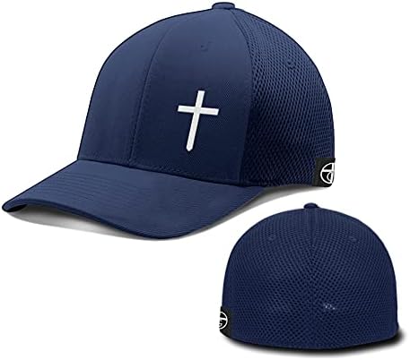 האל האמיתי שלנו חוצה כובע Flexfit ללבוש מזדמן - כובע בייסבול לגברים נושם גמיש בכושר אולטרה -סיבוב לאוויר כובע