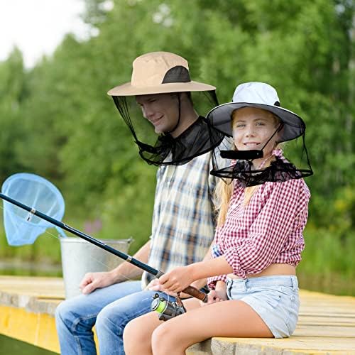 כובע רשת כובע ראש יתושים, כובע שמש עם רשת, כובע שומר דבורים, כובעי דיג בספארי לטיולים חיצוניים, קמפינג, גינון