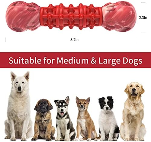 צעצועים לכלבים לעיסות אגרסיביות כלב גדול צעצועים אינטראקטיביים גורים בקיעת שיניים צעצועים גומי טבעי