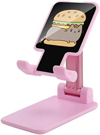 טלפון סלולרי מצחיק המבורגר עמדת טלפונים מתכווננים מתכווננים לאביזרי טלפון שולחניים מתכווננים