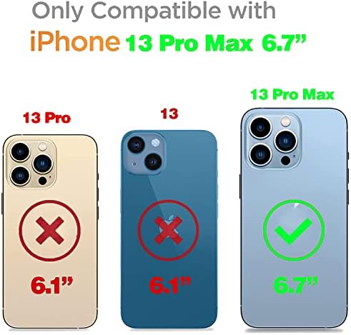J.West iPhone 13 Pro Max Case, ברור ש- TPU פרחוני גמיש עם זעזועים מכסים עיצובים אלגנטיים שקופים נערות