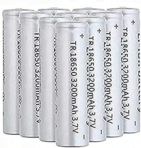 MORBEX נטענת 3.7mAh Li-ion סוללה 3200mAh סוללת תא כפתור קיבולת גדולה עבור פנס LED, פנס ראש, פעמוני