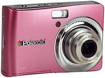Polaroid CIA-1237PC מצלמה דיגיטלית 12 MP עם זום אופטי 3x, ורוד