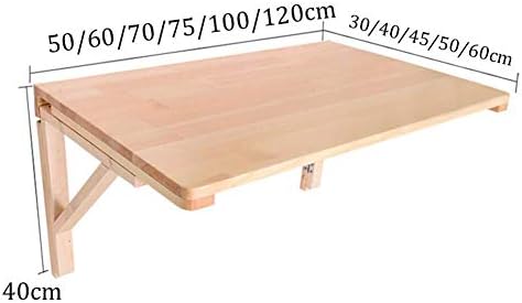 PIBM פשטות מסוגננת מדף קיר רכוב שולחן מתלה צף שולחן מחשב נייד שולחן מעמד קל לקיפול מדף ספרים עץ מוצק