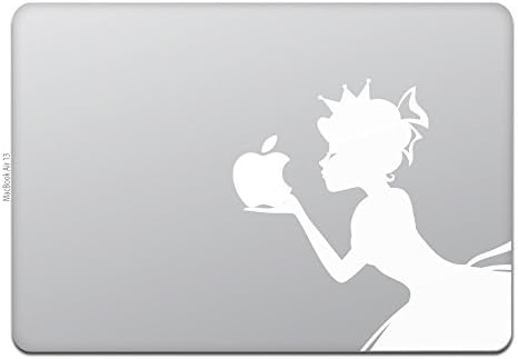 חנות חביבה MacBook Air/Pro 11/13 אינץ 'מדבקת מקבוק סינדרלה נסיכת סינדרלה נשיקה אפל 13 לבן M671-13-W