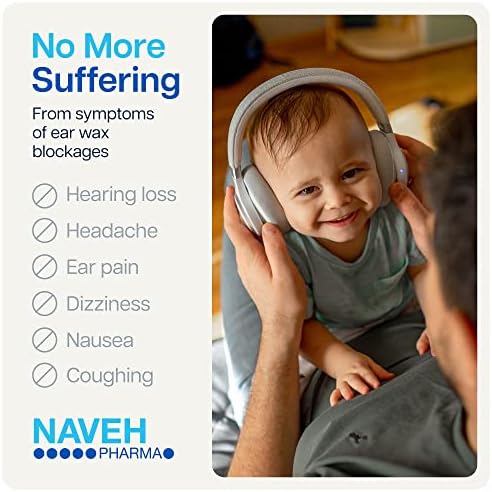 1 יחידה Naveh Pharma Cleanears Sprace הסרת אוזניים לתינוק ריסוס 0.5 fl oz + 1 יחידה של Naveh