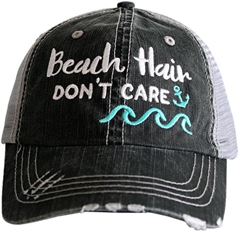 לשיער חוף קטידיד לא אכפת כובע בייסבול - כובע משאית לנשים-כובע שמש חמוד מסוגנן