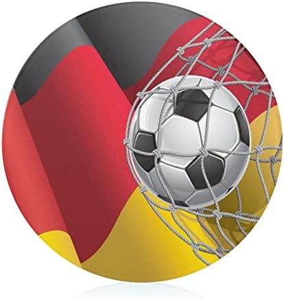 כדורגל המטרה גרמנית דגל חיתוך לוח מזג זכוכית קרש חיתוך למטבח מלון