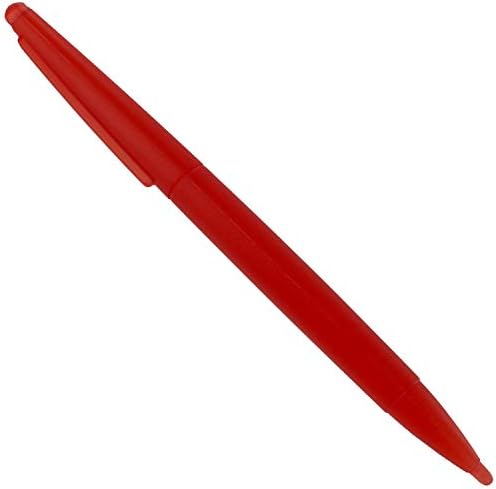 עטי חרט גדולים שקופים למחצה למשפחת נינטנדו דס-2 מארז אדום