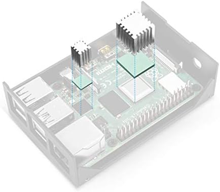 מארז אלומיניום טכנולוגי של סילברסטון PI02 עבור Raspberry Pi 4 Model B
