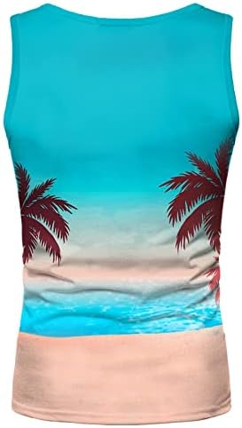 BMISEGM חולצות גברים קיץ גברים מסוגננים מזדמנים אופנה אביב קיץ קיץ ללא שרוולים קז'ן O חבילה מודפסת של חולצות T